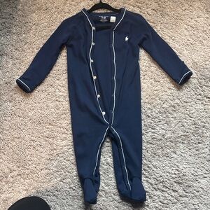 Ralph Lauren Dark Blue Kids Footie